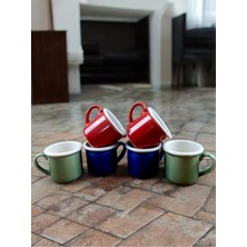 Qtahya Home Mug Türk Kahve Fincanı 6 Parça Porselen