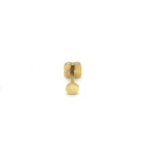Gold Piedra Tragus Düz Papatya Modeli 14 Ayar Altın