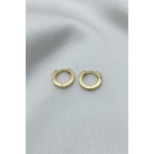 Gold Piedra 14 Ayar Altın Halka Küpe KP0005