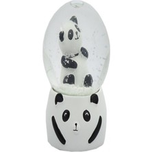 Xsay Taros Orta Boy Işıklı Panda Kar Küresi 5302