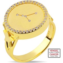 Kuyumcudükkanı Kuyumcudukkanı Zirkontaşlı"yengeç Burcu"yüzük