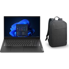 Lenovo V15 G4 Iru Intel Core I7-1355U 24GB 512GB SSD 15.6" Fhd W11PRO Taşınabilir Bilgisayar 83A100GPTRP16 + Lenovo B210 15.6" Siyah Çanta