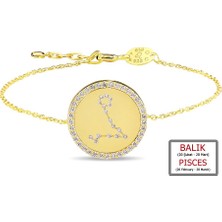 Kuyumcudükkanı Kuyumcudukkanı Zirkontaşlı"balık Burcu"bileklik