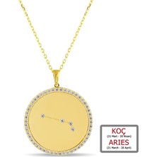 Kuyumcudükkanı Kuyumcudukkanı Zirkontaşlı"koç Burcu"kolye