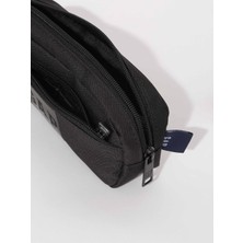 Gap Cepli Bölme Kalem Çantası Siyah 03485