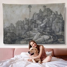 Harita Sepeti Albrecht Durer - Büyük Aziz Anthony Duvar ÖRTÜSÜ-7122