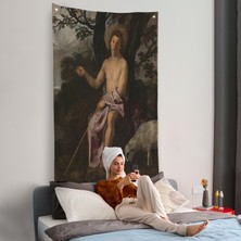 Harita Sepeti Diego Velazquez - Doğada Aziz Vaftizci Yahya Duvar ÖRTÜSÜ-7387