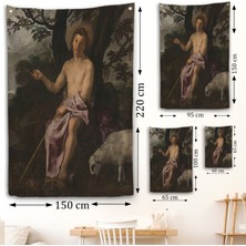 Harita Sepeti Diego Velazquez - Doğada Aziz Vaftizci Yahya Duvar ÖRTÜSÜ-7387