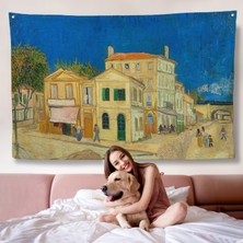 Harita Sepeti Vincent Willem Van Gogh - Sarı Ev Duvar ÖRTÜSÜ-7157