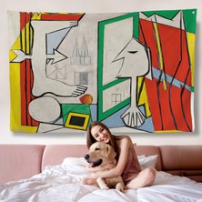 Harita Sepeti Pablo Picasso - Açık Pencere Duvar Örtüsü - La Fenetre OUVERTE-7091