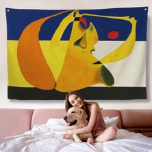 Harita Sepeti Joan Miro Spanish - Kalem Duvar ÖRTÜSÜ-7055