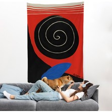 Harita Sepeti Alexander Calder - Büyük Kaya Duvar Örtüsü - Big BOULDER-8079