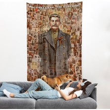 Harita Sepeti Joseph Stalin Rusya ve Sovyetler Birliği Sscb Duvar ÖRTÜSÜ-7731