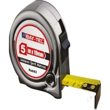 Bay-Tec Şerit Metre Krom 5 x 19 mt