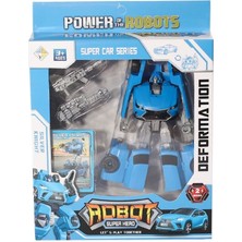 Birlik Toys HY-8877 Ddönüşebilen Kartlı Robot Araba -Birliktoys