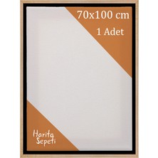 Harita Sepeti Gold Çerçeveli 70X100 cm Boş Tuval Tablo