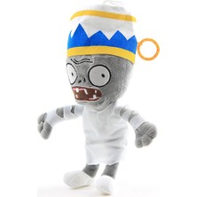 Elifeshop Ithal Kumaş Plants Vs. Zombies Pvz Serisi Sesli Karakter Figür Peluş Oyuncak Buckethead Mummy Zombie