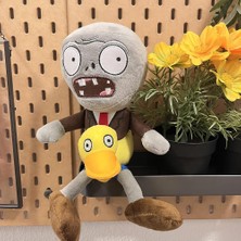 Elifeshop Ithal Kumaş Plants Vs. Zombies Pvz Serisi Sesli Karakter Figür Peluş Oyuncak Ducky Tube Zombie 28 cm