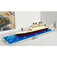 Titanic 3D LEGO Buldıng Blocks 620 Parça 12+ Yaş Puzzle Tekne Gemi Hediye