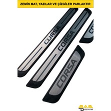 Bab Dizayn Automotive Opel Corsa D Hb Krom Kapı Eşik Koruması 2006-2013 Arası 4 Parça.