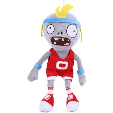 Elifeshop Ithal Kumaş Plants Vs. Zombies Pvz Serisi Sesli Karakter Figür Peluş Oyuncak Pole Vaulting Zombie 28