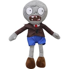 Elifeshop Ithal Kumaş Plants Vs. Zombies Pvz Serisi Sesli Karakter Figür Peluş Oyuncak Linxin Zombie 28 Cm.