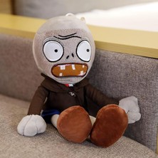 Elifeshop Ithal Kumaş Plants Vs. Zombies Pvz Serisi Sesli Karakter Figür Peluş Oyuncak Linxin Zombie 28 Cm.