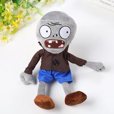 Elifeshop Ithal Kumaş Plants Vs. Zombies Pvz Serisi Sesli Karakter Figür Peluş Oyuncak Linxin Zombie 28 Cm.