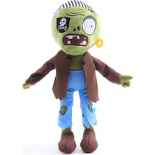 Elifeshop Ithal Kumaş Plants Vs. Zombies Pvz Serisi Sesli Karakter Figür Peluş Oyuncak Pirate Zombie 28 Cm.