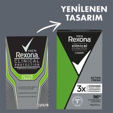 Rexona Men Clinical Protection Erkek Stick Deodorant Active Fresh 96 Saat Koruma 45 ml