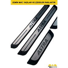 Bab Dizayn Automotive Opel Astra K Krom Kapı Eşik Koruması 2015-2021 Arası 4 Parça.