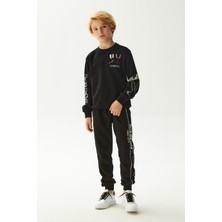 Iceberg Erkek Çocuk Siyah Sweatshirt