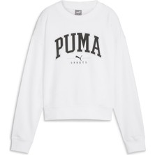 Puma Squad Crew Tr Sweatshirt Beyaz 68249302 Kadın