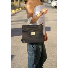 Casual Bag Kadın Denim Görünümlü Spor Bez Çanta