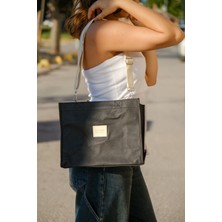 Casual Bag Kadın Denim Görünümlü Spor Bez Çanta