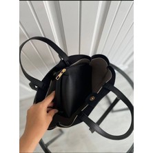 Casual Bag Keten Kumaş Makyaj Çantalı Kadın El ve Omuz Çantası
