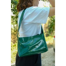 Casual Bag Kadın Rugan Günlük Omuz Çanta