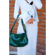 Casual Bag Kadın Rugan Günlük Omuz Çanta