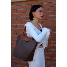 Casual Bag Paraşüt Kumaş Katlanabilen Kadın El ve Omuz Çantası