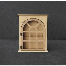 Altınyapı Hobi Market Pencereli Anahtarlık   Ham Mdf Boyasız