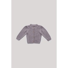 Layette  Erkek Bebek Gri Hırka