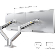 Ergoflex North Bayou Nb G32 22"-32" Amortisörlü 2-12KG Profosyonel Monitör Standı Gri