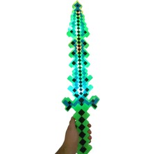 Tatu Craft Minecraft Işıklı Sesli Kılıç Yeşil