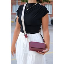 Bordo Kadin Omuz Çanta