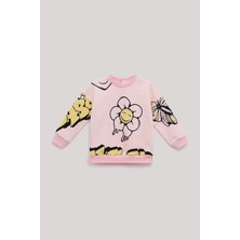 GB Baby Kız Bebek Desenli Sweatshirt
