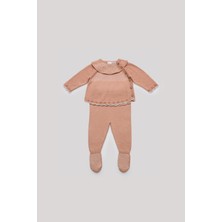 Layette Bg Store Kız Bebek Pembe Tulum