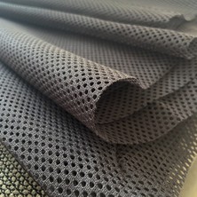Ak-teks Tekstil File Kumaş 3x1 Antrasit Renk 160CM En