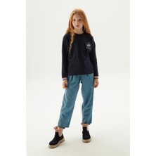 Beverly Hills Polo Club  Kız Çocuk Lacivert T-Shirt 23FW0BHG510