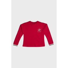 Beverly Hills Polo Club  Kız Çocuk Bordo T-Shirt 23FW0BHG517