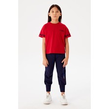 Kız Çocuk İçin Beverly Hills Polo Club Kırmızı T-Shirt Kısa Kol Regular Fit Günlük Stil